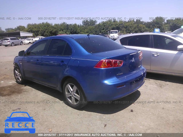 2009 Mitsubishi Lancer JA3AU26U49U022876 image 2