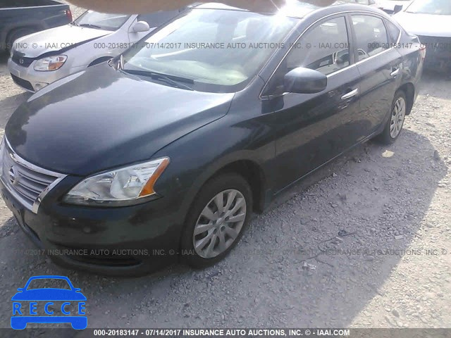 2014 Nissan Sentra 3N1AB7AP8EL675093 зображення 1