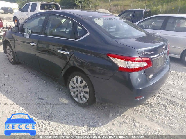 2014 Nissan Sentra 3N1AB7AP8EL675093 Bild 2