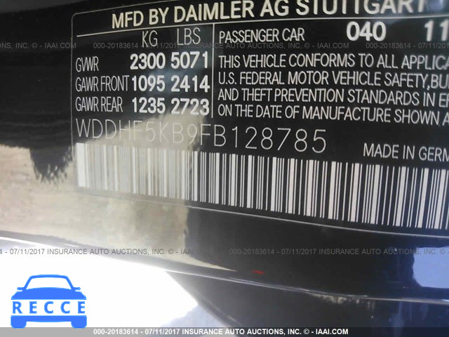 2015 Mercedes-benz E 350 WDDHF5KB9FB128785 image 8