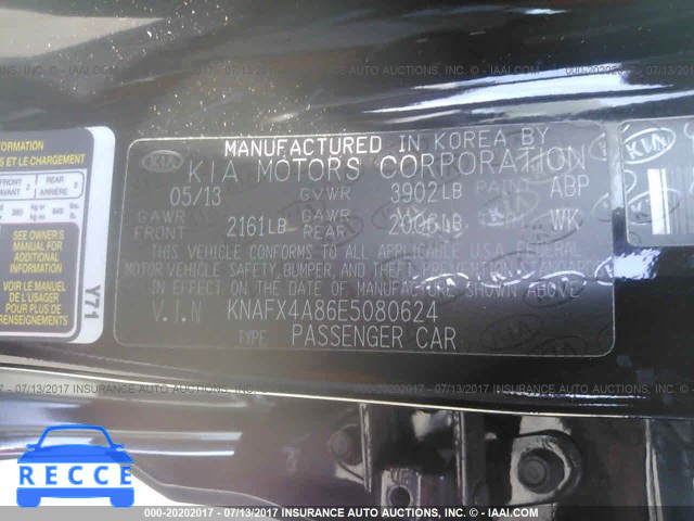 2014 KIA Forte KNAFX4A86E5080624 image 8