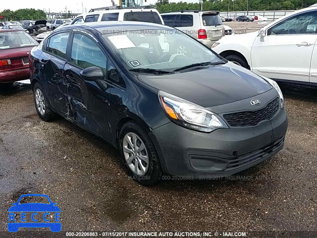 2013 KIA RIO KNADM4A33D6256087 image 0