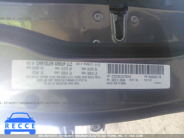 2013 Chrysler 300 2C3CCARG1DH736249 image 8