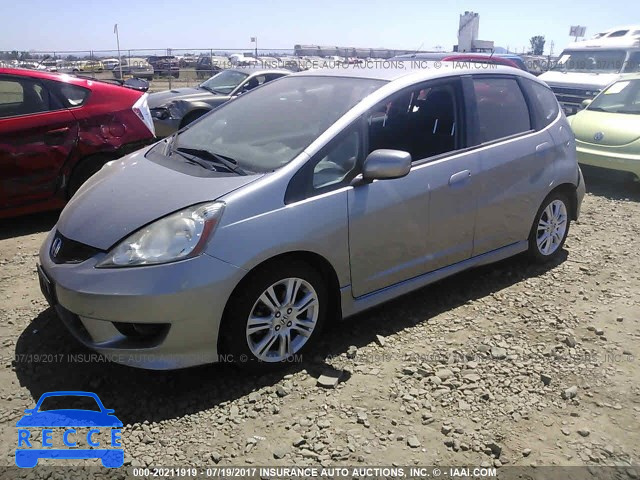 2009 Honda FIT SPORT JHMGE88489S058847 зображення 1