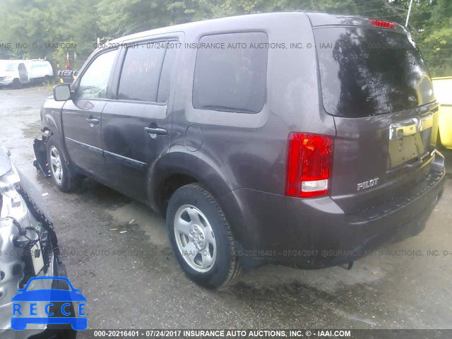 2015 Honda Pilot LX 5FNYF4H24FB008238 image 2