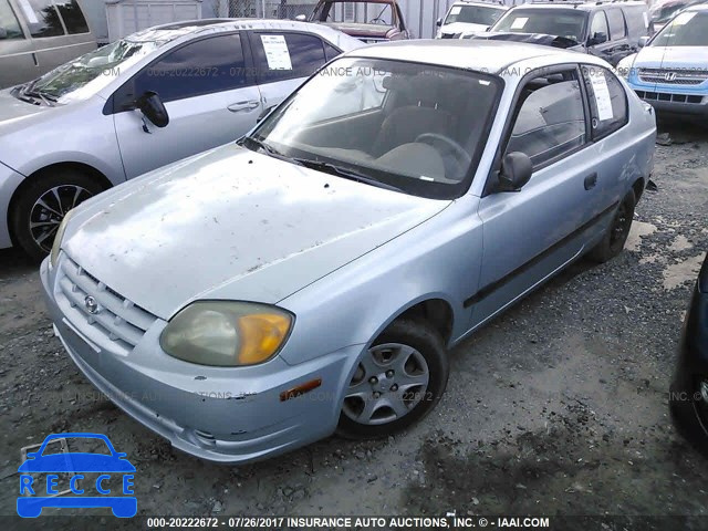 2003 Hyundai Accent L KMHCF35C53U271998 image 1
