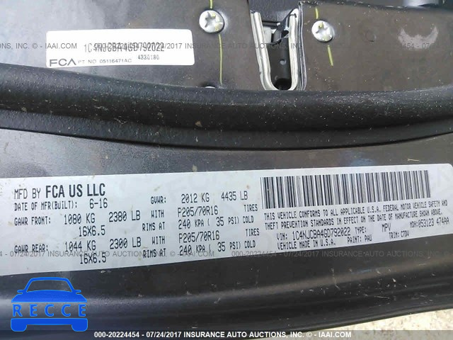 2016 Jeep Compass SPORT 1C4NJCBA4GD792022 image 8
