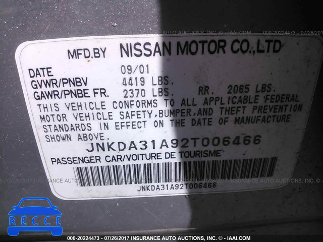 2002 Infiniti I35 JNKDA31A92T006466 image 8