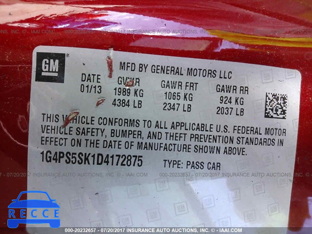 2013 Buick Verano 1G4PS5SK1D4172875 image 8