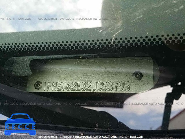 2002 Ford Explorer XLS 1FMZU62E32UC53795 image 8