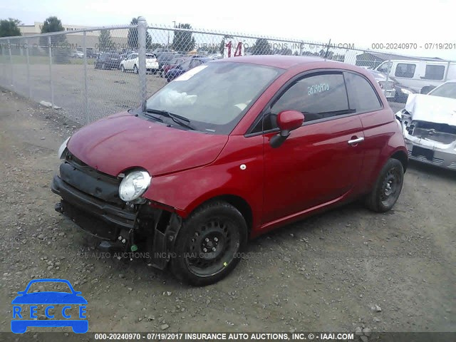 2014 Fiat 500 POP 3C3CFFAR7ET165117 зображення 1