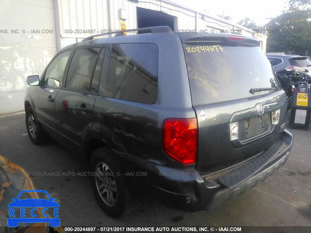 2005 Honda Pilot EXL 5FNYF18575B051804 image 2