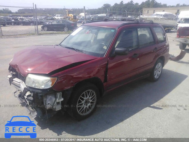 2008 SUBARU FORESTER 2.5X JF1SG63688H712587 image 1