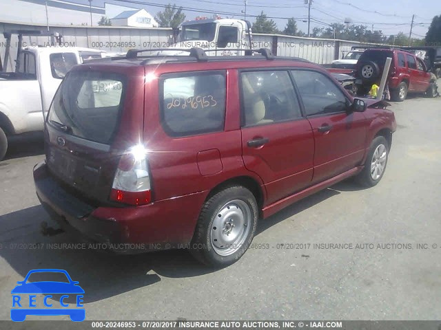 2008 SUBARU FORESTER 2.5X JF1SG63688H712587 image 3