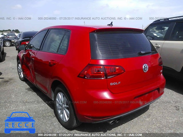2016 Volkswagen Golf 3VW217AU2GM027530 image 2