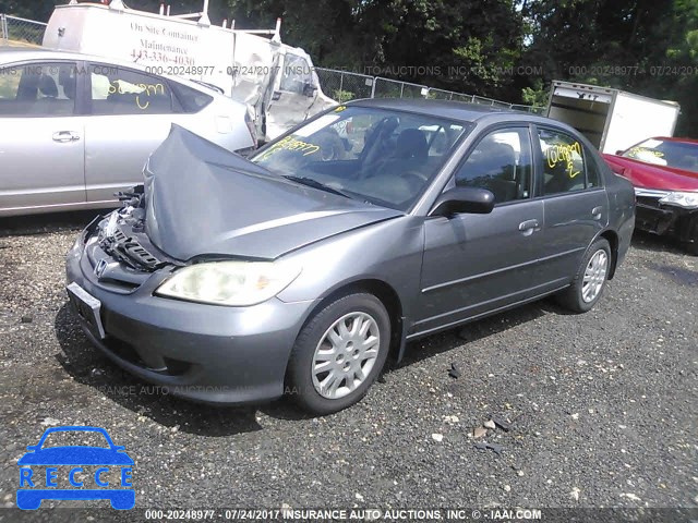 2004 Honda Civic 2HGES16554H604817 image 1