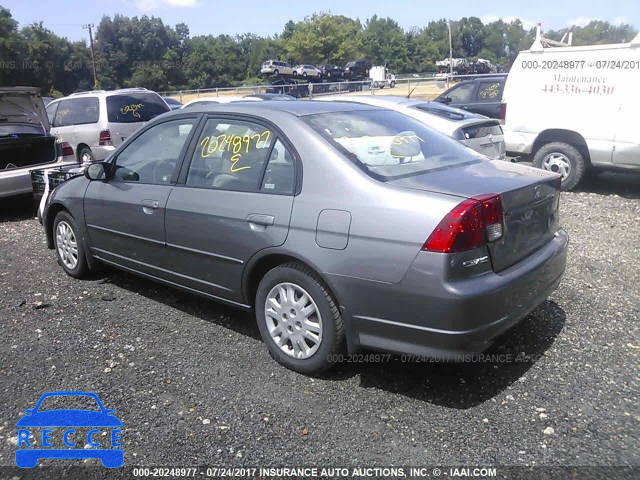 2004 Honda Civic 2HGES16554H604817 image 2