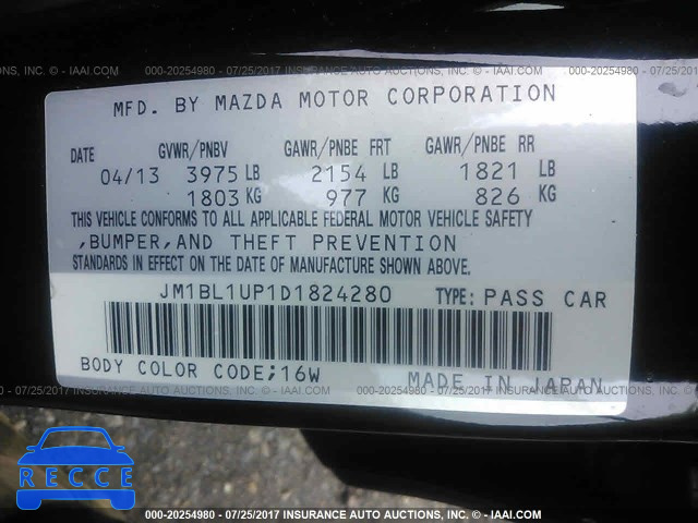 2013 Mazda 3 JM1BL1UP1D1824280 image 8