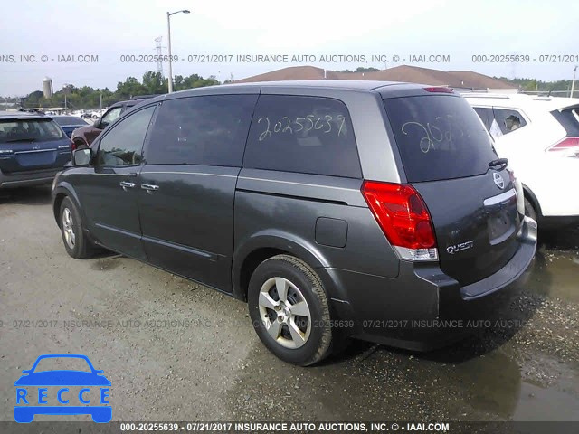 2007 Nissan Quest 5N1BV28U87N127150 image 2