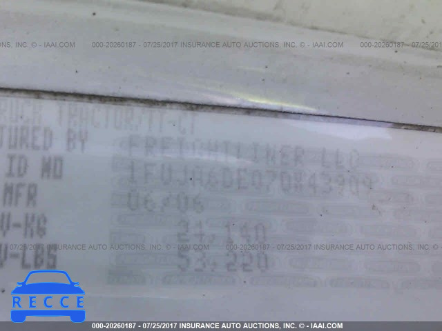 2007 FREIGHTLINER CONVENTIONAL COLUMBIA 1FUJA6DE07DX43909 image 9