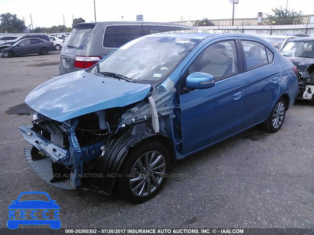 2017 MITSUBISHI MIRAGE G4 SE ML32F4FJ1HHF10696 image 1