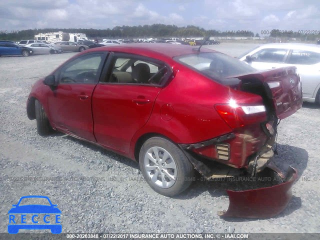 2014 KIA RIO KNADM4A35E6361599 Bild 2