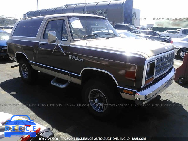 1984 Dodge Ramcharger AW-100 1B4GW12W8ES230009 image 0