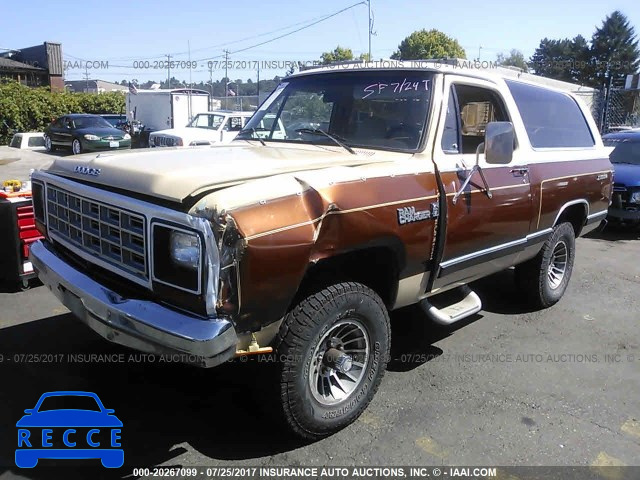 1984 Dodge Ramcharger AW-100 1B4GW12W8ES230009 зображення 1