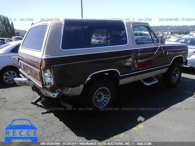 1984 Dodge Ramcharger AW-100 1B4GW12W8ES230009 image 3