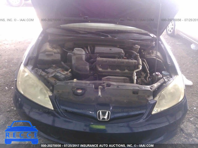 2005 Honda Civic 2HGES16505H529817 зображення 9