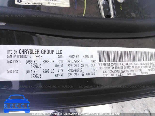 2014 Jeep Compass LATITUDE 1C4NJCEA5ED624186 image 8