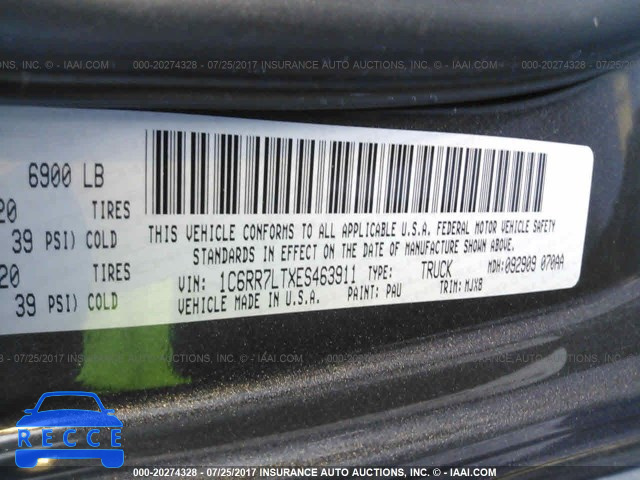 2014 RAM 1500 1C6RR7LTXES463911 image 8
