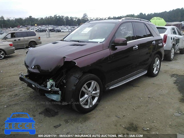 2013 Mercedes-benz ML 350 4JGDA5JB6DA162089 image 1