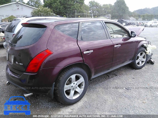 2005 Nissan Murano SL/SE/S JN8AZ08WX5W406279 зображення 3