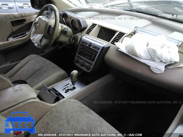 2005 Nissan Murano SL/SE/S JN8AZ08WX5W406279 зображення 4