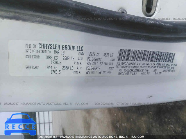 2014 Jeep Compass LATITUDE 1C4NJDEB1ED531079 image 8