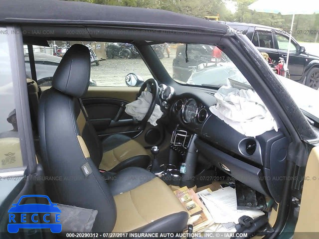 2005 Mini Cooper S WMWRH334X5TF81156 image 4