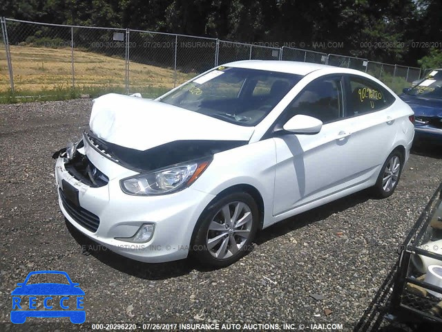 2012 Hyundai Accent KMHCU4AE6CU041910 image 1