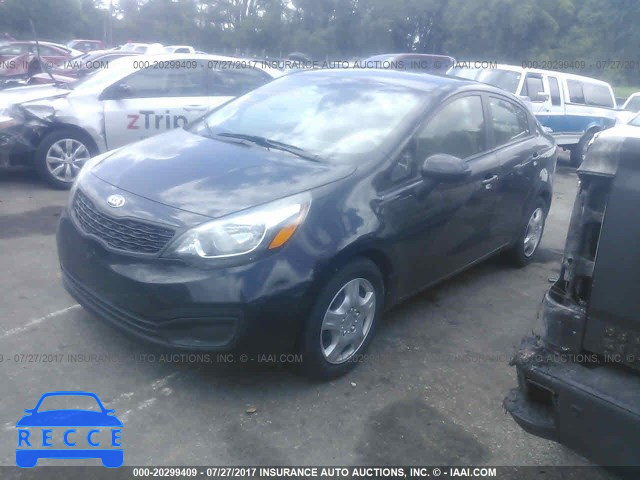 2013 KIA RIO KNADM4A3XD6134214 image 1