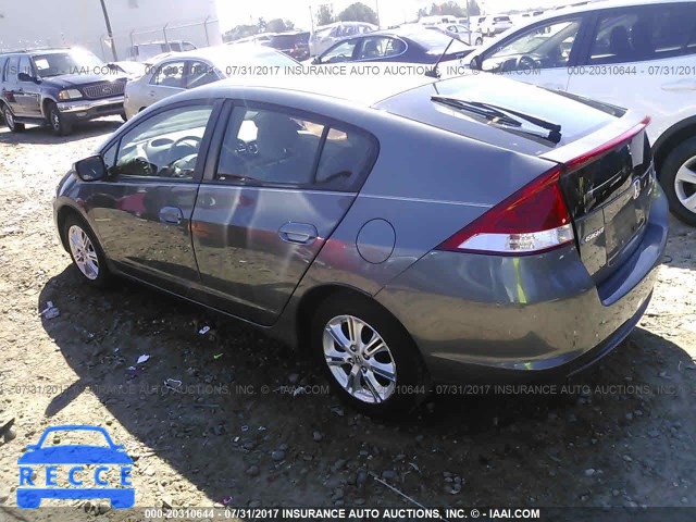 2010 HONDA INSIGHT EX JHMZE2H70AS038967 image 2