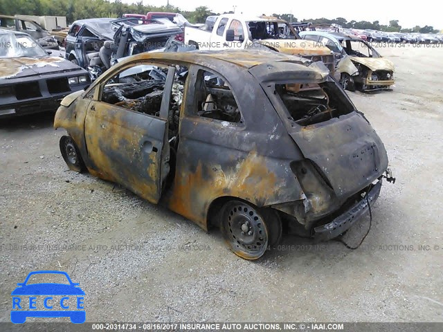 2013 Fiat 500 POP 3C3CFFAR9DT624470 зображення 2