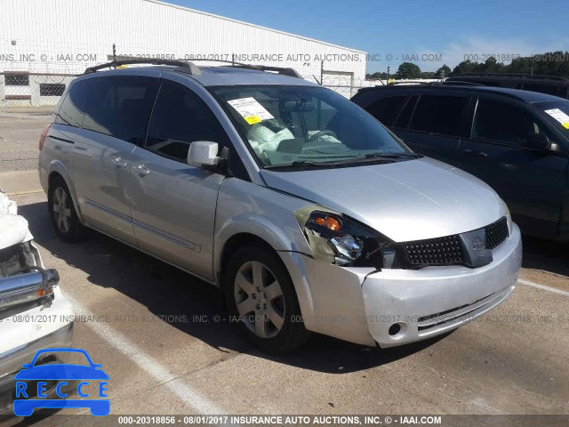 2005 Nissan Quest S/SE/SL 5N1BV28U85N139490 image 0