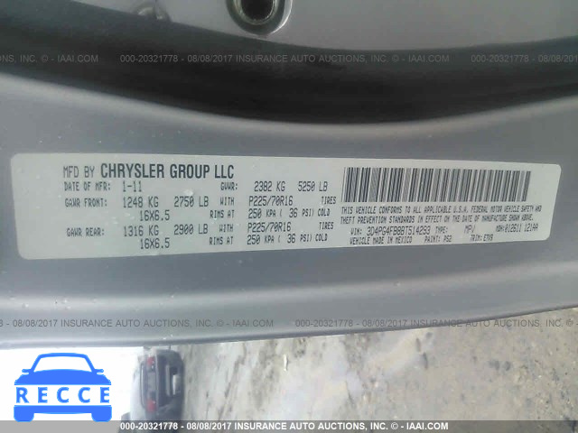 2011 DODGE JOURNEY EXPRESS 3D4PG4FB8BT514293 Bild 8