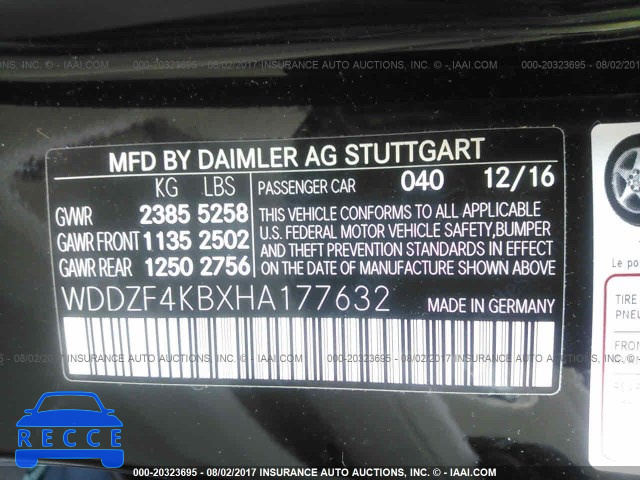 2017 MERCEDES-BENZ E 300 4MATIC WDDZF4KBXHA177632 Bild 8