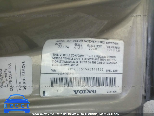 1994 Volvo 850 YV1LS5519R2144132 image 8