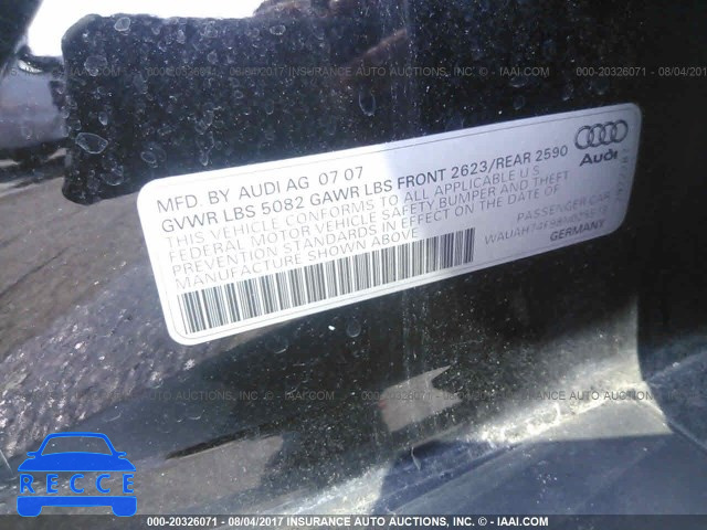 2008 Audi A6 WAUAH74F98N025513 image 8