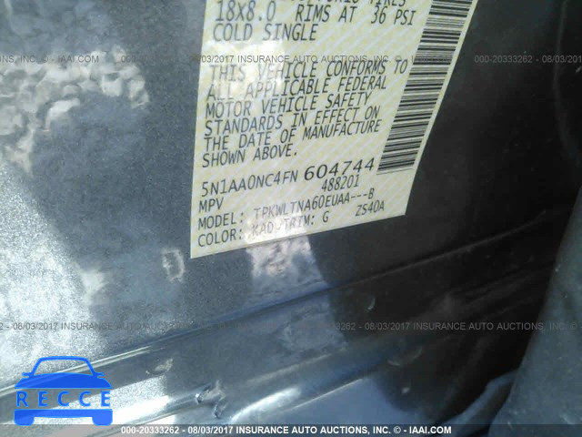 2015 Nissan Armada 5N1AA0NC4FN604744 image 8
