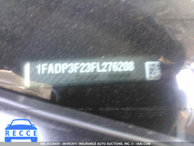 2015 Ford Focus 1FADP3F23FL276208 зображення 8