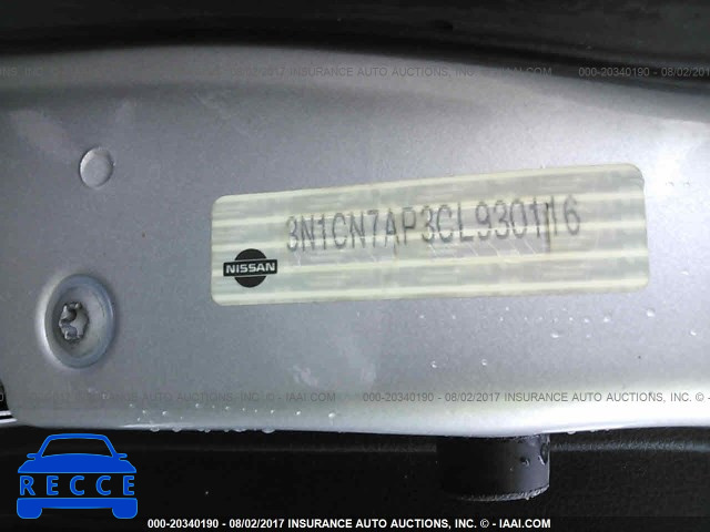 2012 Nissan Versa 3N1CN7AP3CL930116 image 8