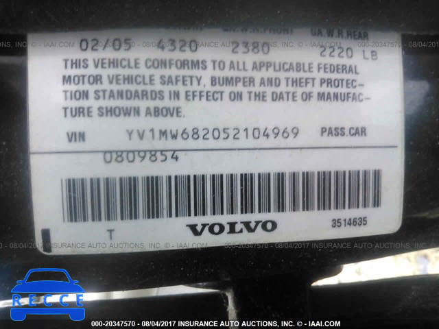 2005 Volvo V50 T5 YV1MW682052104969 image 8